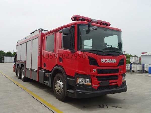 斯堪尼亞搶險救援消防車